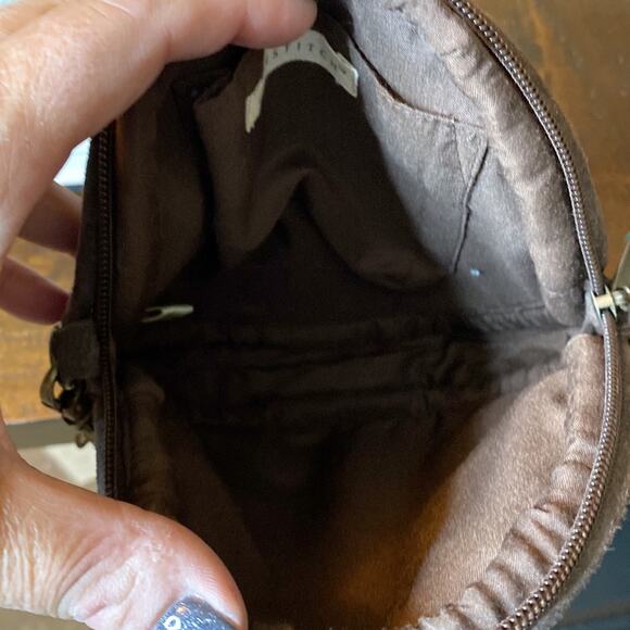 Lovestitch Bohemian Beaded Purse Multicolor Suede Tassel Details 7” x 7”x 2” - Picture 8 of 8